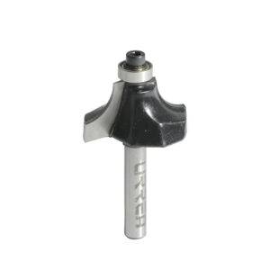 Broca para router de acero redondeadora para moldura con balero 1-1/8" zanco de 1/4" Urrea