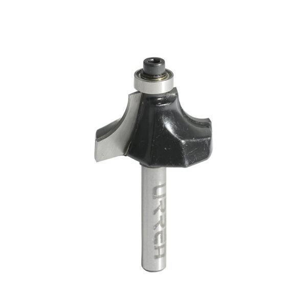 BR1417 Broca para router de acero redondeadora para moldura con balero 1-1/4" zanco de 1/4" Urrea