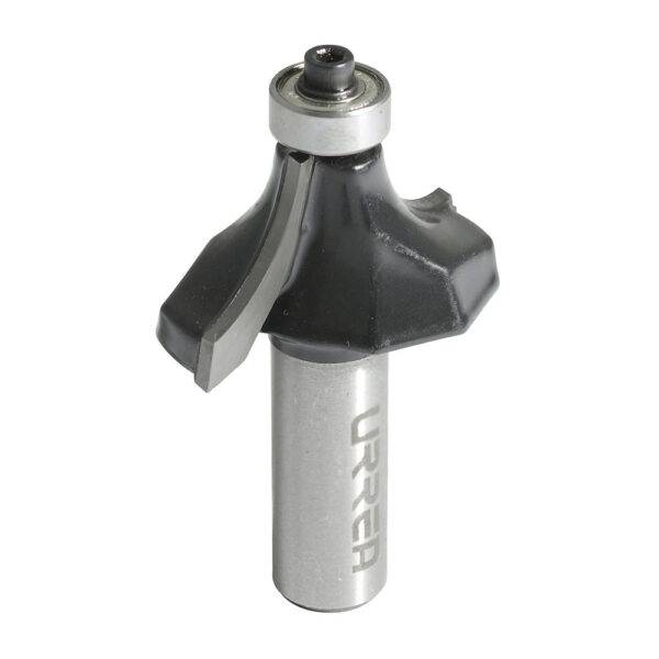 BR1419 Broca para router de acero redondeadora con balero 1" zanco de 1/4" Urrea