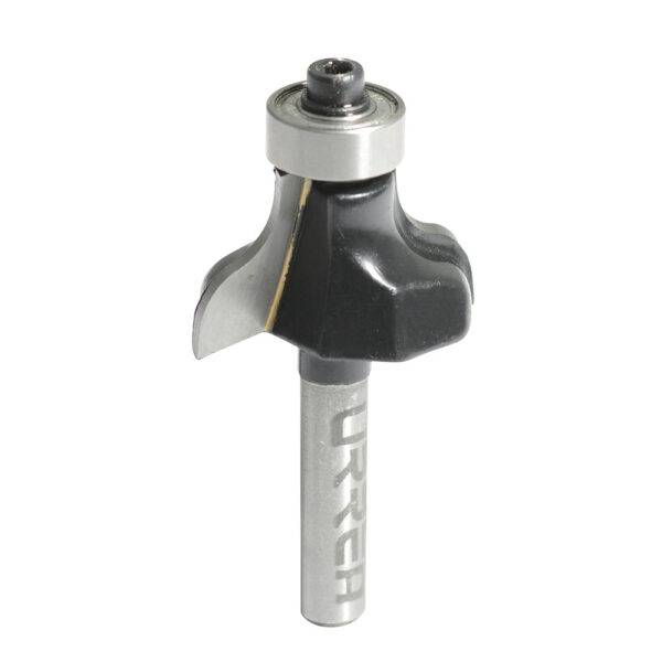 BR1423 Broca para router de acero pecho de paloma con balero 1-1/8" zanco de 1/4" Urrea