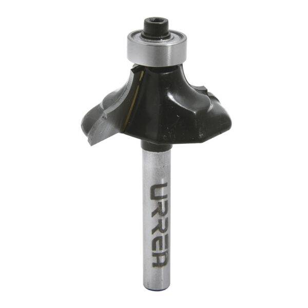 BR1425 Broca para router de acero clásica con balero 1-3/8" zanco de 1/4" Urrea