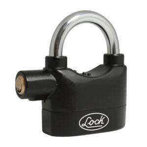 CASO70 Candado con alarma de doble cerrojo 70 mm, llave de puntos Lock