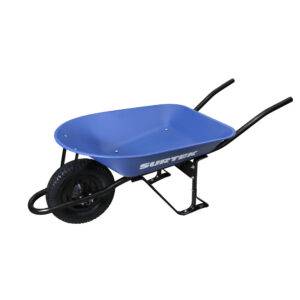 Carretilla reforzada con bastidor metálico 4 Ft3 llanta sólida de caucho Surtek