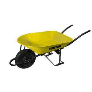 Carretilla reforzada con bastidor metálico 4.5 Ft3 llanta neumática de 2 capas Surtek