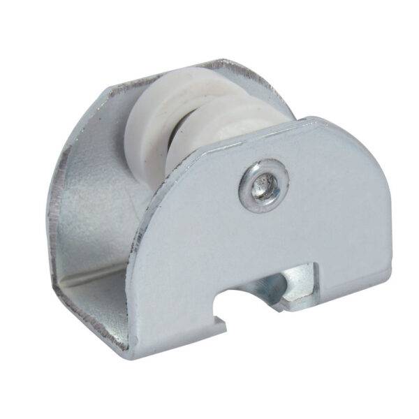 CCLORT2 Juego de carretillas riel TT 2 baleros para clóset, galvanizada Lock