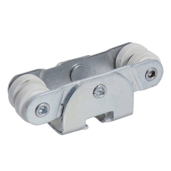 CCLORT4 Juego de carretillas riel TT 4 baleros para clóset, galvanizada Lock