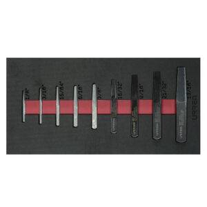 Juego de extractores rectos para tubo 9 piezas CH132-C Urrea