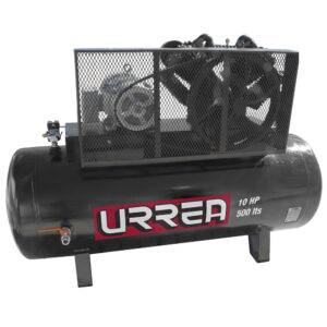 Compresor de aire eléctrico de banda 500L, 10HP, 220V - 440V Urrea