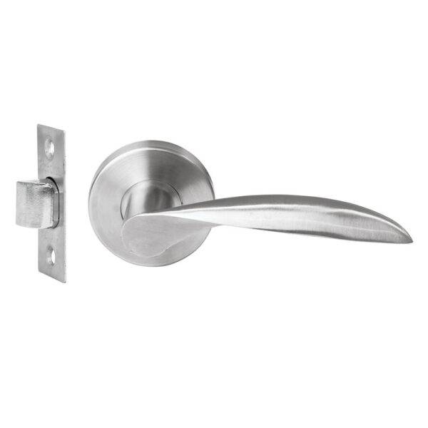 CPF3-10S-US32D Manija tubular Messina función de paso, acero inoxidable, en caja Proforza