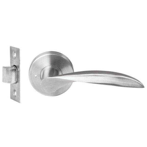 CPF3-40-US32D Manija tubular Messina función privacía, acero inoxidable, en caja Proforza
