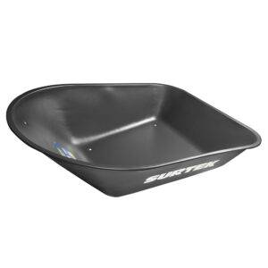 CS55 Concha de acero para carretilla herraje tipo americano 5.5 Ft3, negra Surtek