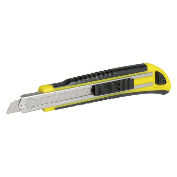 CUTF14 Cutter con cuerpo de plástico de 9 mm, cambio automático de navaja Surtek