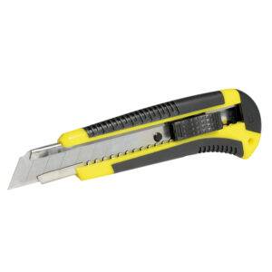 CUTF9 Cutter con cuerpo de plástico bimaterial de 18 mm, cambio automático de navaja Surtek