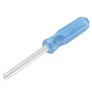 D300 Destornillador con mango azul, mágnetico para puntas hexágono intercambiables de 1/4" Surtek