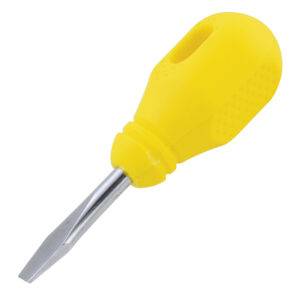 D452 Destornillador con mango amarillo, tipo trompo punta plana 1/4" x 1-1/2" Surtek