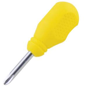 D471 Destornillador con mango amarillo, tipo trompo punta Phillips #2 x 1-3/8" Surtek