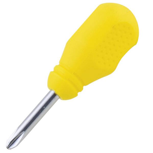D471 Destornillador con mango amarillo, tipo trompo punta Phillips #2 x 1-3/8" Surtek