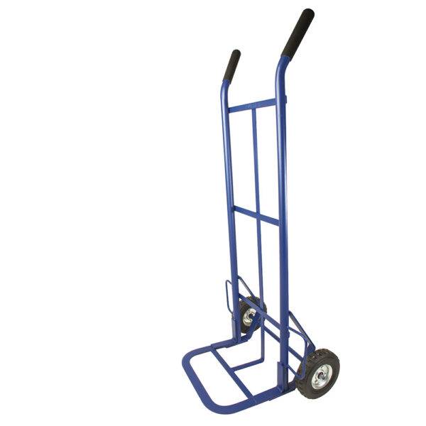 DBS400A Diablo bodeguero capacidad 400 kg azul con llanta sólida Surtek