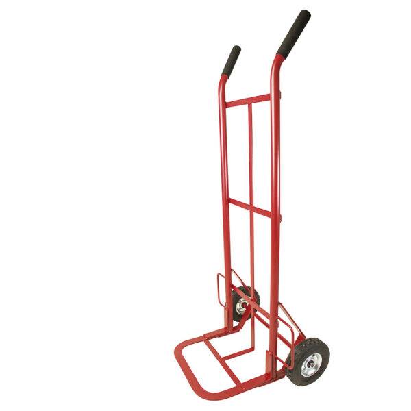DBS400R Diablo bodeguero capacidad 400 kg rojo con llanta sólida Surtek
