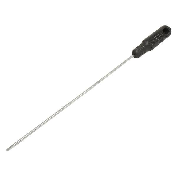 DCR32 Destornillador con mango negro, punta cabinet barra redonda 1/8" x 4" Foy