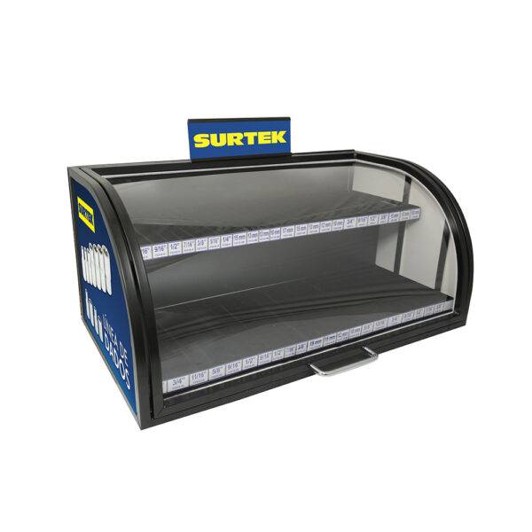 Rack despachador de mostrador para dados 63.5 x 30.5 x 32.3 cm Surtek