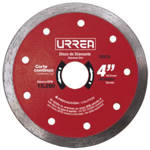 DDIC7 Disco de diamante continuo, 7" Urrea