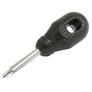 DPR71 Destornillador con mango negro, tipo trompo punta Phillips #2 x 1-3/8" Foy