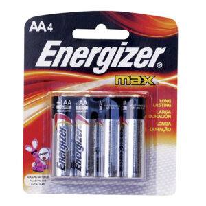 E91BP-4 Pila alcalina Energizer® "AA", 4 piezas Surtek