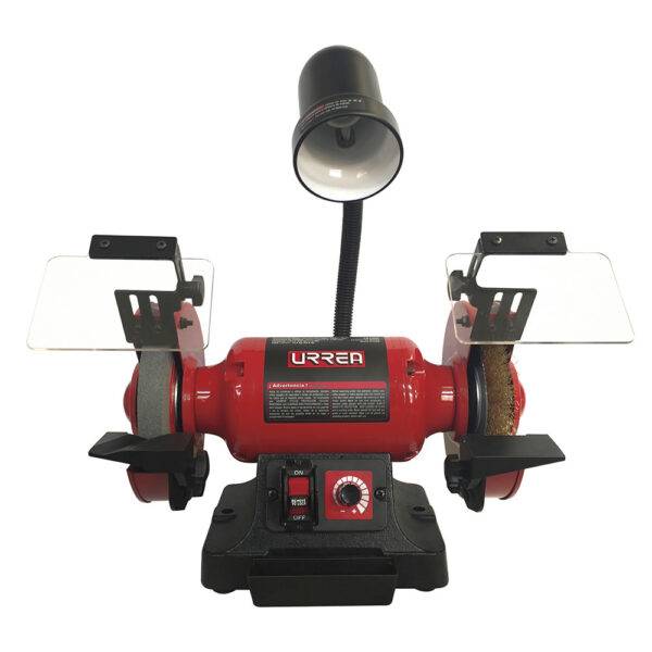 EB1006 Esmeril de banco con base de acero 6" 1/3 HP 250 W 120 V, 3400 RPM Urrea