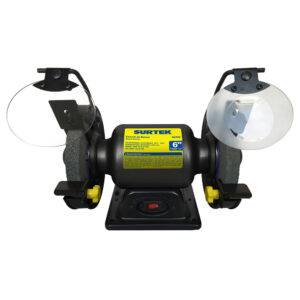 EB406 Esmeril de banco motor silencioso de inducción 6" 1/3 HP 250 W 120 V, 3450 RPM Surtek