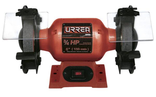 EB906 Esmeril de banco 6" 3/4 HP 570 W 127 V, 3450 RPM Urrea