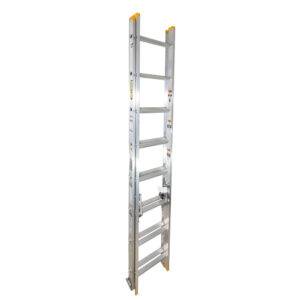 EE16 Escalera de extensión tipo III de aluminio con 16 peldaños Surtek