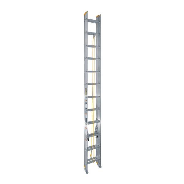 EE24 Escalera de extensión tipo III de aluminio con 24 peldaños Surtek