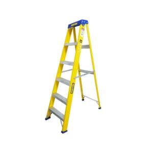 ETFV25 Escalera de tijera tipo II de fibra de vidrio con 5 peldaños Surtek