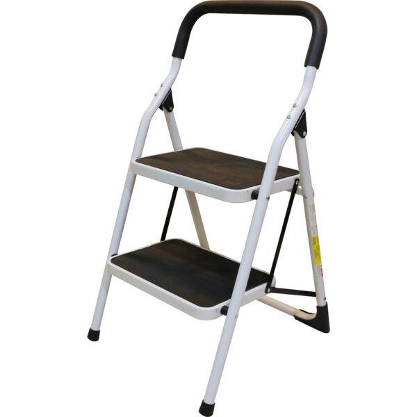 ETT2 Escalera plegables tipo taburete de acero con 2 peldaños Surtek