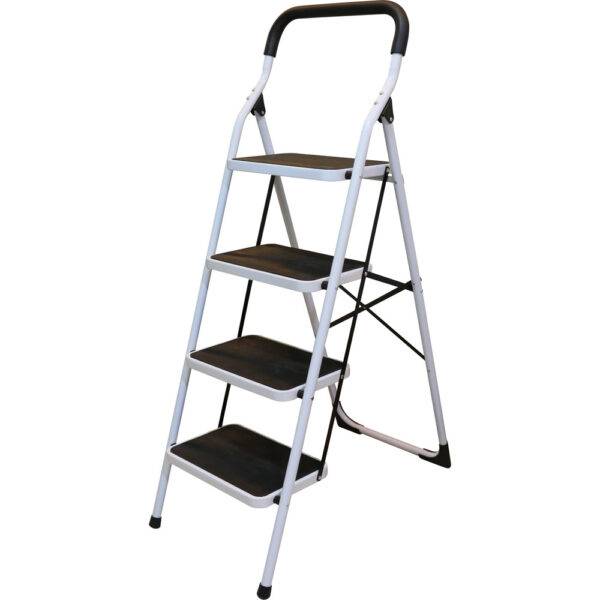 ETT4 Escalera plegables tipo taburete de acero con 4 peldaños Surtek