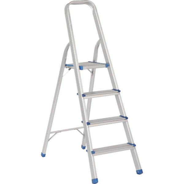 ETTA4 Escalera plegables tipo taburete de aluminio con 4 peldaños Surtek