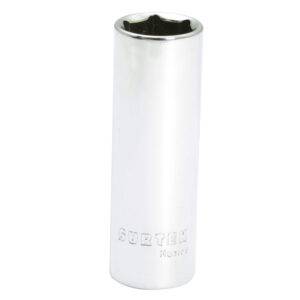 F4409HLM Dado largo cuadro de 1/4", 6 puntas, métrico, 9 mm Surtek