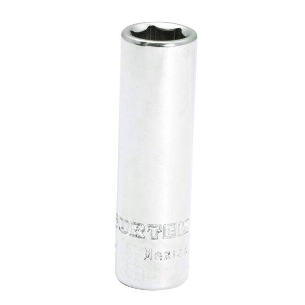 Dado largo cuadro de 1/4", 6 puntas, en pulgadas, 7/16" Surtek