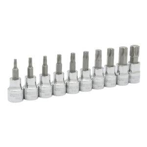 F5100T Juego de dados con punta torx cuadro de 3/8", 10 piezas Surtek