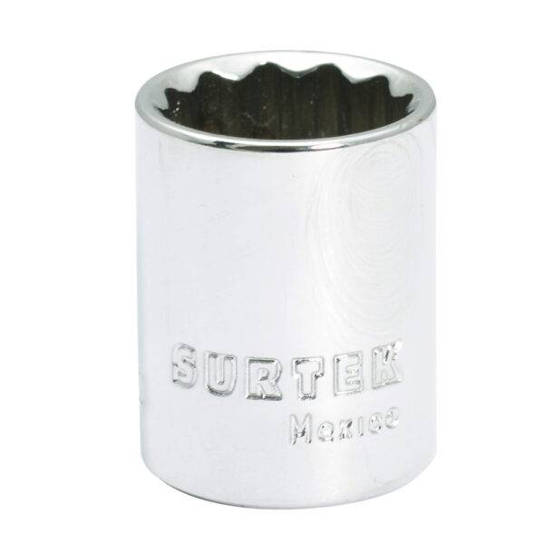 F5112M Dado cuadro de 3/8", 12 puntas, métrico, 12 mm Surtek