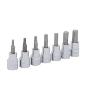 F51H00 Juego de dados punta hexagonal cuadro de 3/8", en pulgadas, 7 piezas Surtek