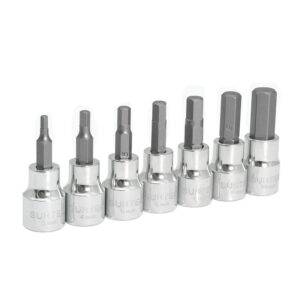 F51H00M Juego de dados punta hexagonal cuadro de 3/8", métricos, 7 piezas Surtek
