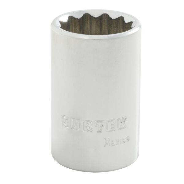 F5819M Dado cuadro de 1/2", 12 puntas, métrico, 19 mm Surtek