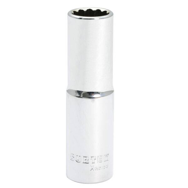 F5820L Dado largo cuadro de 1/2", 12 puntas, en pulgadas, 5/8" Surtek