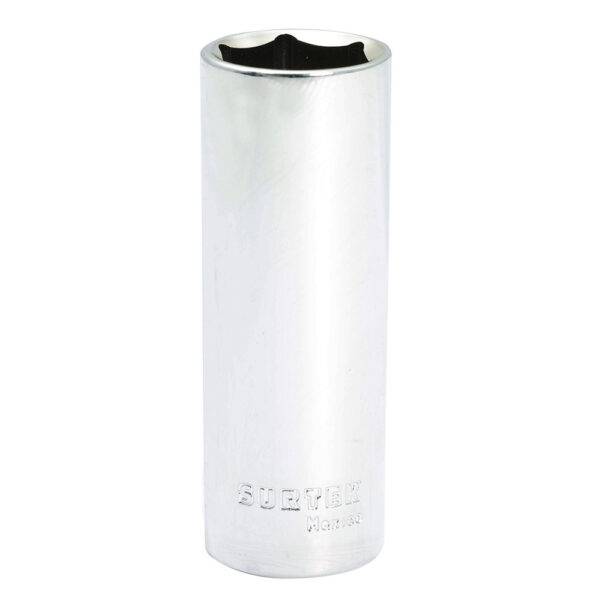 Dado largo cuadro de 1/2", 6 puntas, en pulgadas, 7/8" Surtek