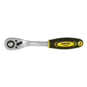 Matraca reversible con mango bimaterial, quick release, para dado cuadro de 1/2" Surtek