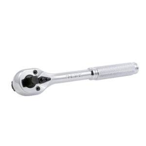 Matraca triple cuadro, cabeza tipo pera, para dados cuadro de 1/4", 3/8", y 1/2" Surtek