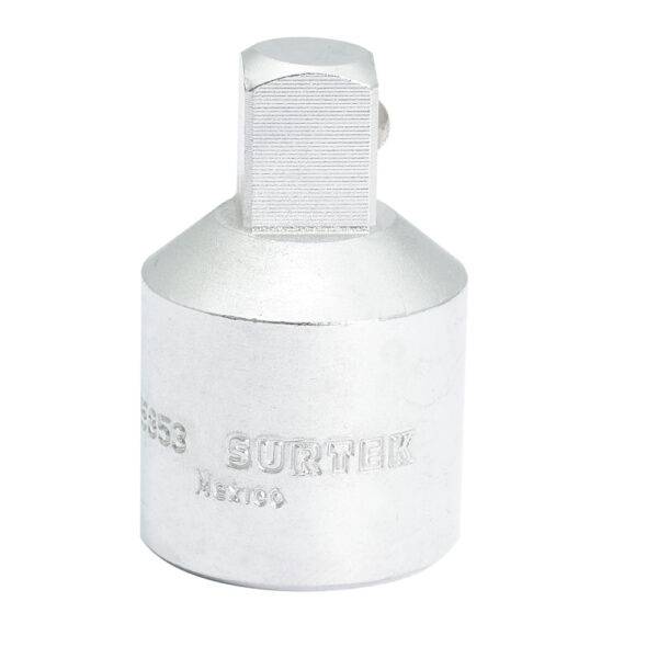 Adaptador para dado cuadro de 3/4" hembra a 1/2" macho Surtek