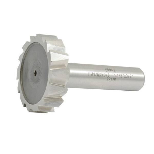 FW1-1-2x3-8 Fresa tipo woodruff de acero 1-1/2" x 3/8" Urrea